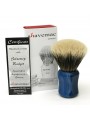 Shavemac Shaving Brush MB2 Silvertip 2-Band Fan Shape 50mm Blue/Marble