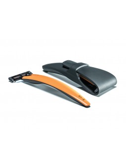 Bolin Webb R1 Signal Orange Razor and Silicone Case