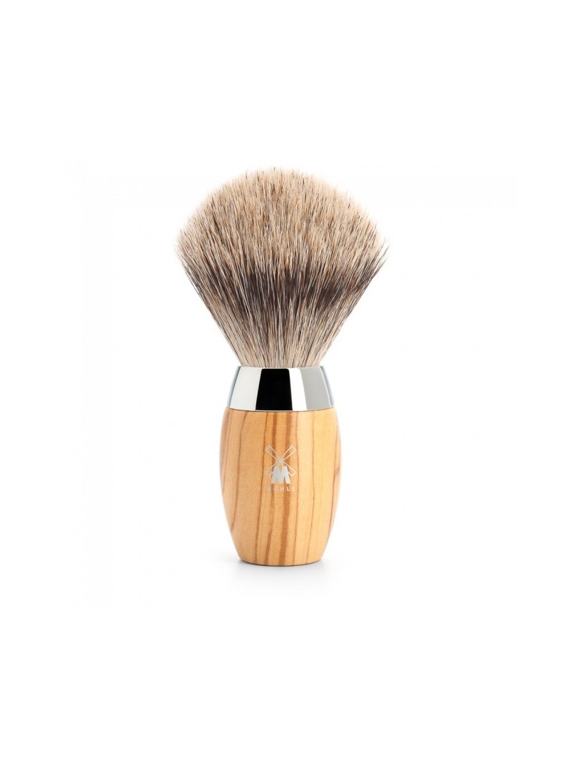 Brocha de Afeitar Mühle Kosmo "Fine Badger" Mango Olivo