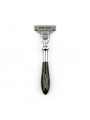 Edwin Jagger Match3® Plaza Black Marble Safety Razor