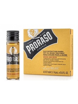 Aceite Caliente Para Barba Proraso (4 Frascos x 17 ml.)