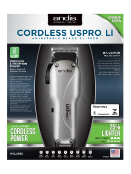 Máquina Cordless Us Pro Li Andis