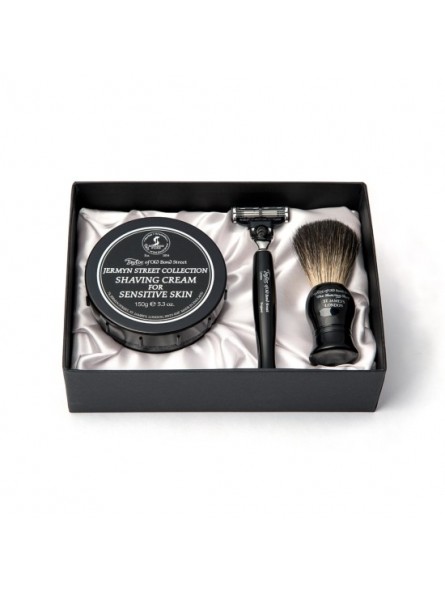 Taylor of Old Bond Street Jermyn Street Collection Shaving Cream, brush and razor Gift Box Set