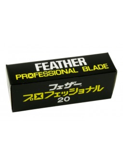 Hojas  de afeitar  Feather Profesional 